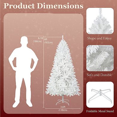 SERWALL 6-ft. Un-Lit Artificial Christmas Trees
