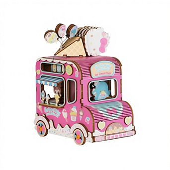 DIY 3D - Hello Kitty And Friends Ice Cream Truck Music Box 158 pc