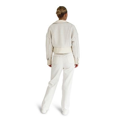 Mad Love Cropped Bomber Jacket