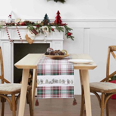 Avanti Holiday Plaid Runner