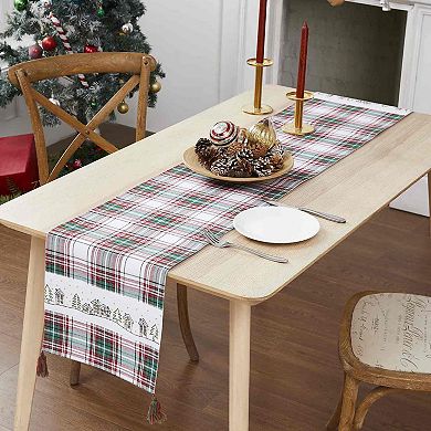 Avanti Holiday Plaid Runner