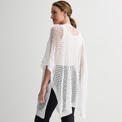 Women's Sonoma Goods For Life® Mix Knit Open-Front Ruana