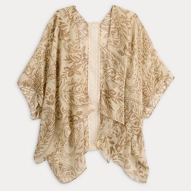 Women's Sonoma Goods For Life® Paisley Crochet Back Topper