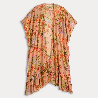 Women's LC Lauren Conrad Garden Floral Kimono
