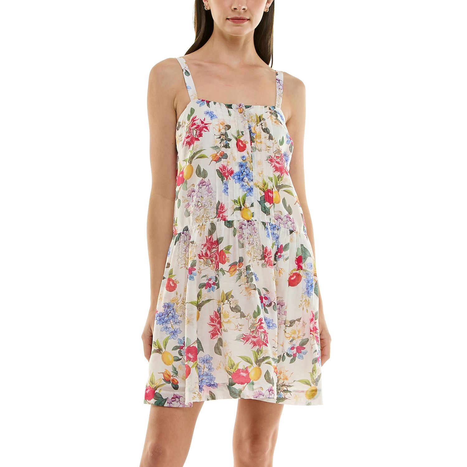 Женские платья Taylor Pin Tucked Squareneck Shift Mini Dress