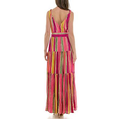 Women's Taylor V-Neck Tiered Maxi Dress