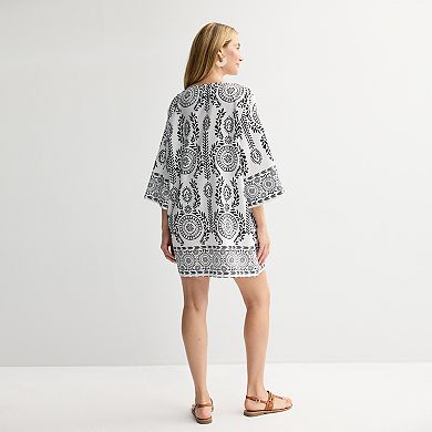 Women's Collection XIIX Graphic Trailing Leaf Kaftan