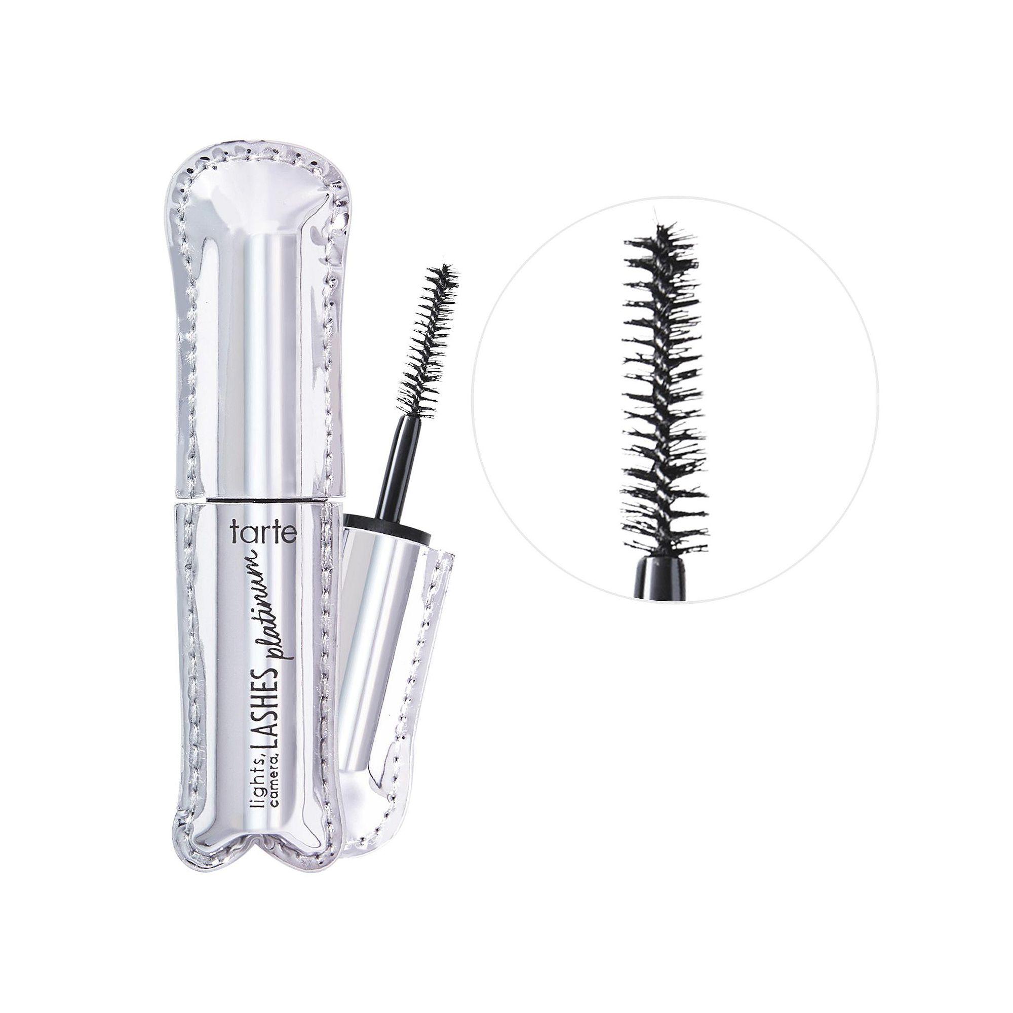 tarte mini lights, camera, lashes volumizing & conditioning platinum mascar