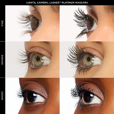 lights, camera, lashes 4-in-1 volumizing & conditioning platinum mascara