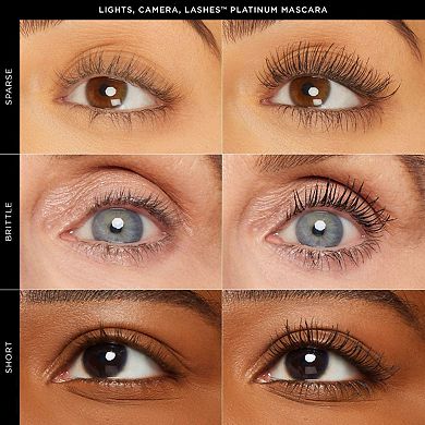 lights, camera, lashes 4-in-1 volumizing & conditioning platinum mascara