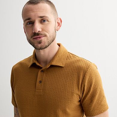 Men's Sonoma Goods For Life® Texture Polo Shirt