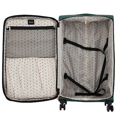 Kensie Hudson 3-piece Expandable Rolling Softside Luggage Set