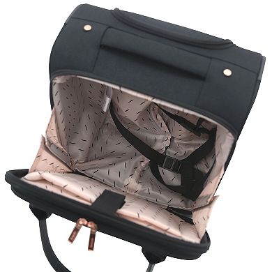 Kensie Hudson 3-piece Expandable Rolling Softside Luggage Set