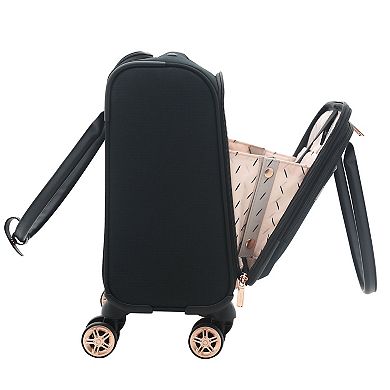 Kensie Hudson 3-piece Expandable Rolling Softside Luggage Set
