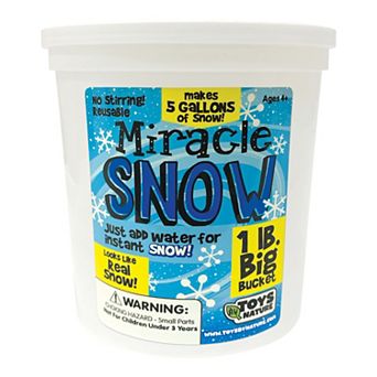 Toys By Nature Miracle Snow 1-lb. Big Bucket