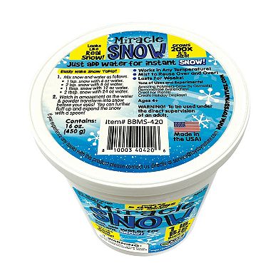 Toys By Nature Miracle Snow 1-lb. Big Bucket