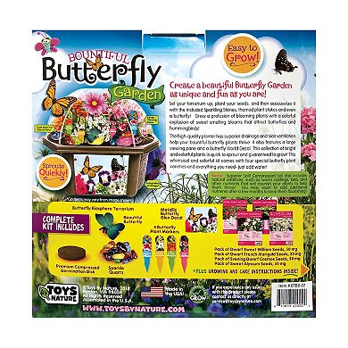 Toys By Nature Biosphere Terrarium - Bountiful Butterfly Garden