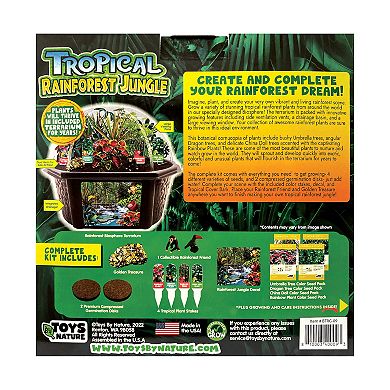 Toys By Nature Biosphere Terrarium - Tropical Rainforest Jungle
