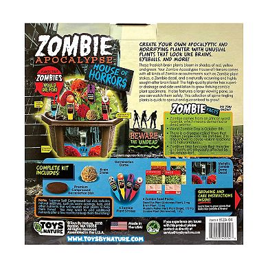 Toys By Nature Biosphere Terrarium - Zombie Apocalypse House of Horrors