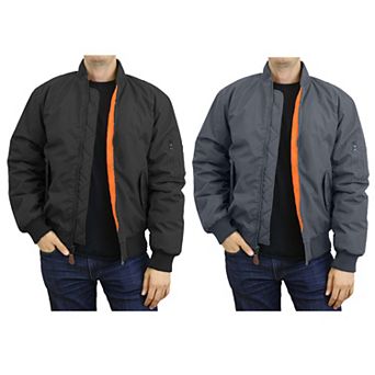 2-Pack Men's Spire by Galaxy Heavyweight MA-1 Flight Jacket