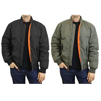 2-Pack Men's Spire by Galaxy Heavyweight MA-1 Flight Jacket