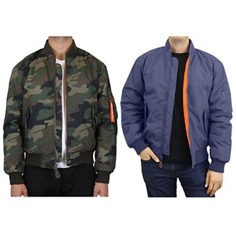 2-Pack Men's Spire by Galaxy Heavyweight MA-1 Flight Jacket