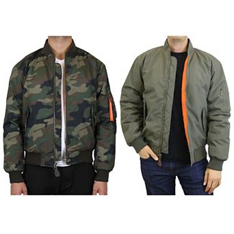 2-Pack Men's Spire by Galaxy Heavyweight MA-1 Flight Jacket