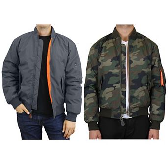 2-Pack Men's Spire by Galaxy Heavyweight MA-1 Flight Jacket
