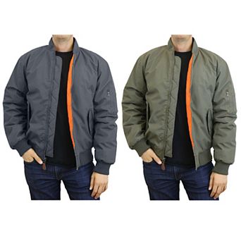 2-Pack Men's Spire by Galaxy Heavyweight MA-1 Flight Jacket