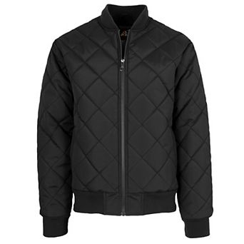 Men's Spire by Galaxy Heavyweight Quilted Bomber Jacket