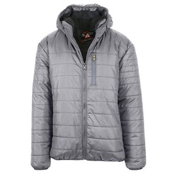Men's Spire by Galaxy Sherpa-Lined Hooded Puffer Jacket