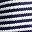 White Navy Stripe