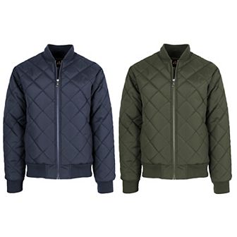 2-Pack Men's Spire by Galaxy Heavyweight Quilted Bomber Jacket