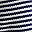 White Navy Stripe