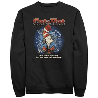 Men's Dr. Seuss The Cat In The Hat It Is Fun To Have Fun Graphic Fleece
