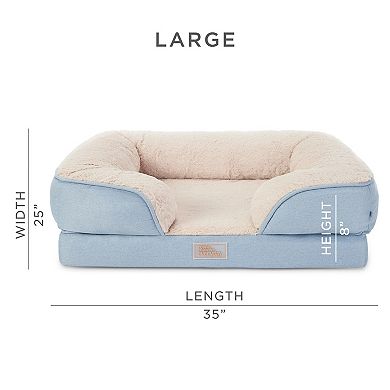 Town & Country Everyday CuddleTown Comfy Solid Bolster Sofa Pet Bed
