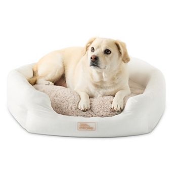 Town & Country Everyday CuddleTown Faux Linen Comfy Cozy Cuddler Pet Bed