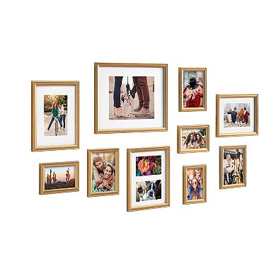 Adlynn Glam 10 Piece Wall Picture Frame Set