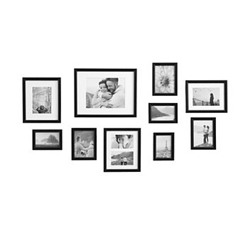 Adlynn Glam 10 pc Wall Picture Frame Set