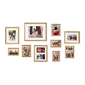 Adlynn Glam 10 pc Wall Picture Frame Set