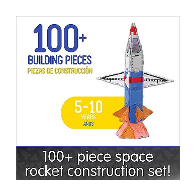 The Learning Journey Techno Tiles - Space Rocket: 100-Piece Building Toy