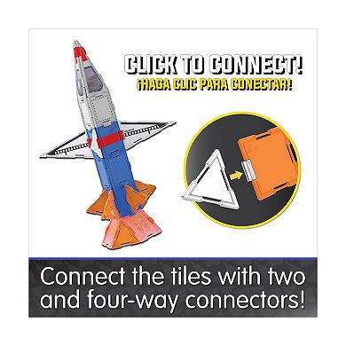 The Learning Journey Techno Tiles - Space Rocket: 100-Piece Building Toy