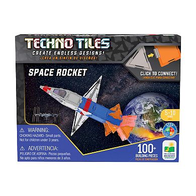 The Learning Journey Techno Tiles - Space Rocket: 100-Piece Building Toy