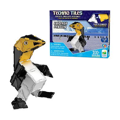 The Learning Journey Techno Tiles - Emperor Penguin: 100-Piece Building Toy