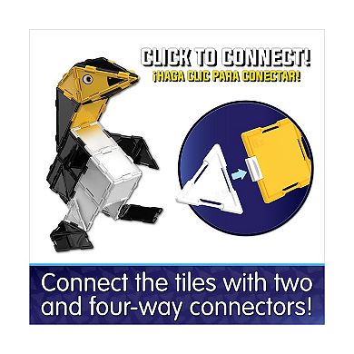The Learning Journey Techno Tiles - Emperor Penguin: 100-Piece Building Toy