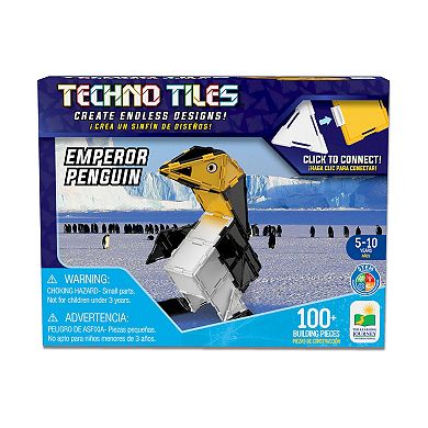 The Learning Journey Techno Tiles - Emperor Penguin: 100-Piece Building Toy