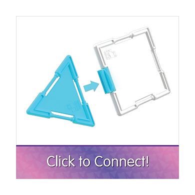 The Learning Journey Techno Tiles - Magical Unicorn: 100-Piece Building Toy