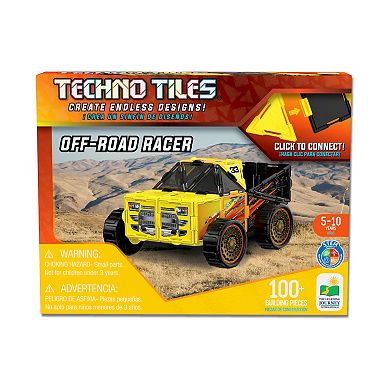 The Learning Journey Techno Tiles - Off-Road Racer: 100-Piece Building Toy