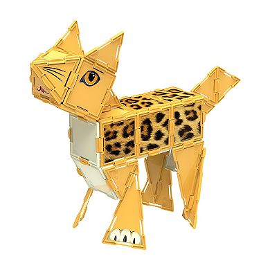 The Learning Journey Techno Tiles - Jungle Cat: 100-Piece Building Toy