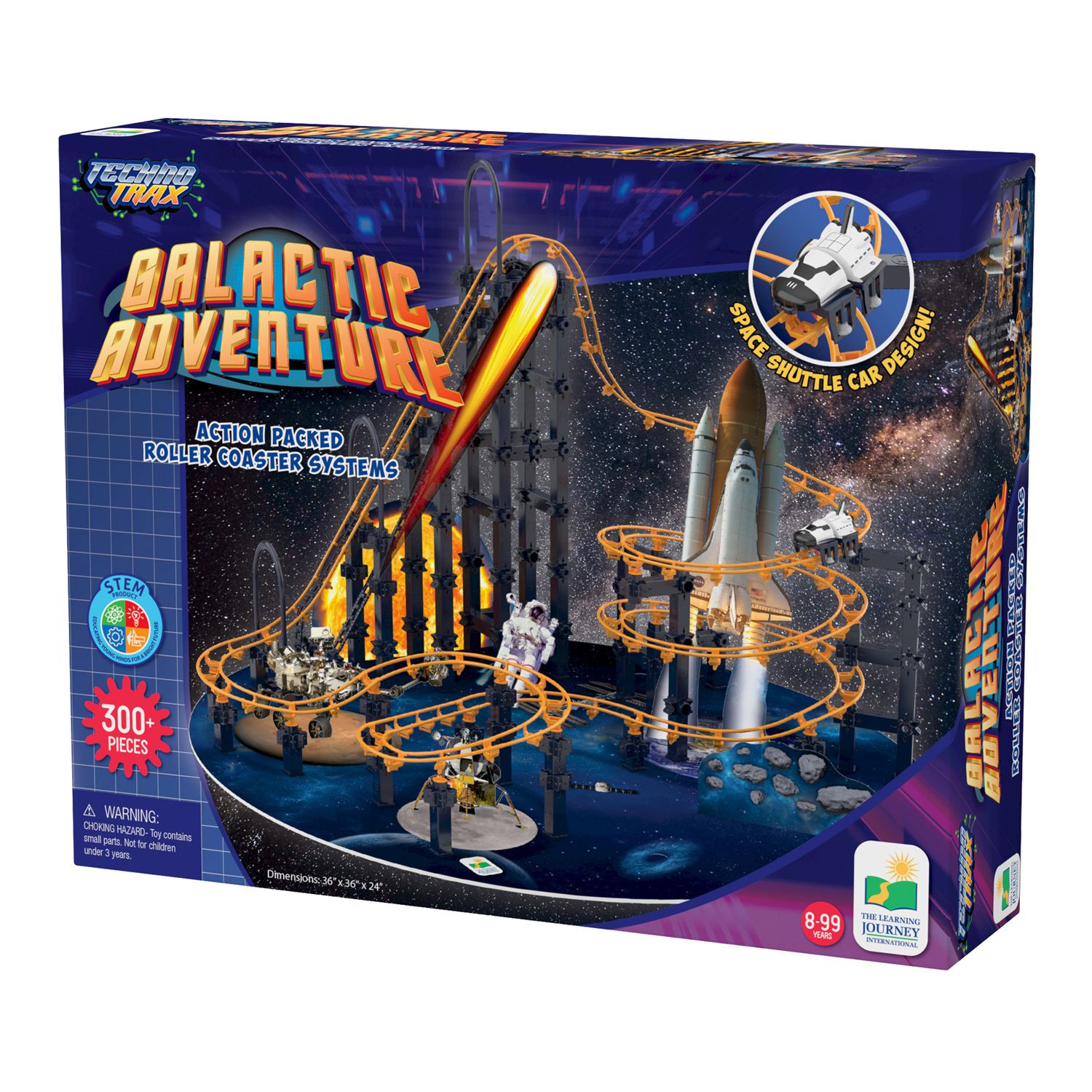 The Learning Journey Techno Trax - Galactic Adventure: 300-Piece 